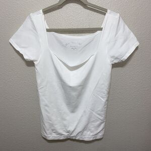 Aeropostale Seriously Soft Sculpt Shirt Sleeve Shirt Size XL White